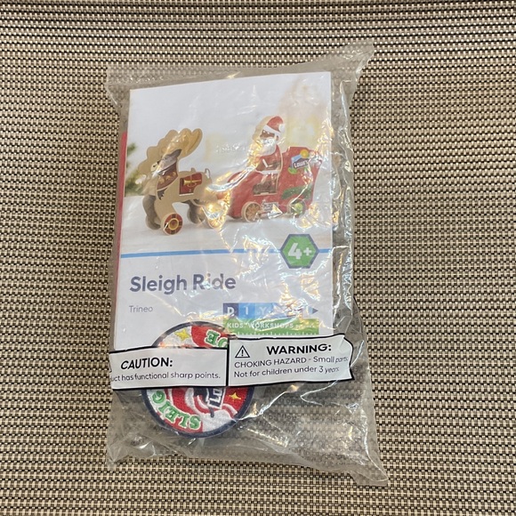 Lowe’s Other - Sleigh Ride Holiday Toy Set - Red & Gold